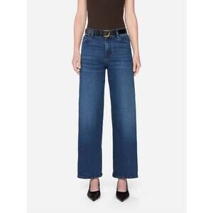 NEW FRAME le palazzo crop jeans in keepsake